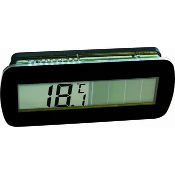 Panelový teploměr Logitron DST-30, LCD, -50 až 70°C, solární napájení, včetně sondy