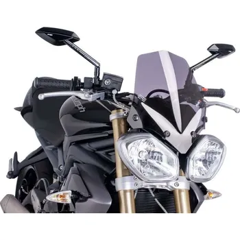 Motodíl Triumph Street Triple 675 11-17 plexi Puig 5658H (kouřové,Height: 355mm x Width: 270mm)