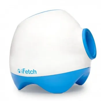 Hračka pro psa Recenze iFetch Too Automatický vrhač míčků bílý/modrý