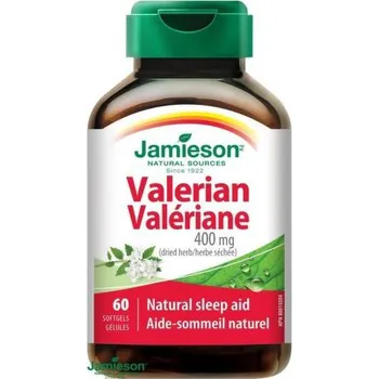 Přípravek na podporu paměti a spánku Jamieson Valeriana 400 mg Kozlík lékařský 60 cps.
