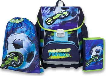 Set školních potřeb Oxybag Premium Fotbal Aktovka s příslušenstvím