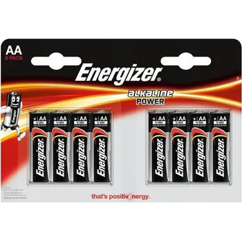 Článková baterie Energizer Alkaline Power LR6 AA 8 ks