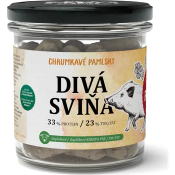 Pamlsek pro psa Pet Farm Family Divá sviňa sušenky 110 g