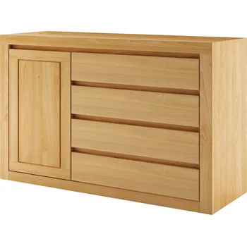 Ložnice KD408 dřevěná komoda z buku Drewmax (Kvalitní nábytek z bukového masivu)