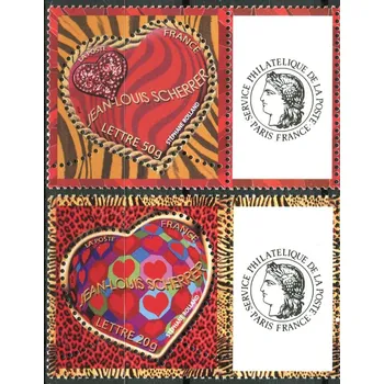 Poštovní známka Post France (2006) MiNr. 4025 - 4026 II. ** - Francie - svátek svatého Valentýna