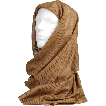 Šála 101 INC Síťovaná šála Sniper 155x49cm - Coyote