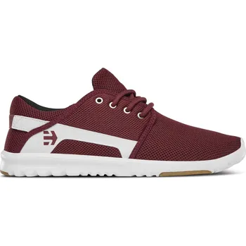 Pánské tenisky Etnies Scout Maroon/White