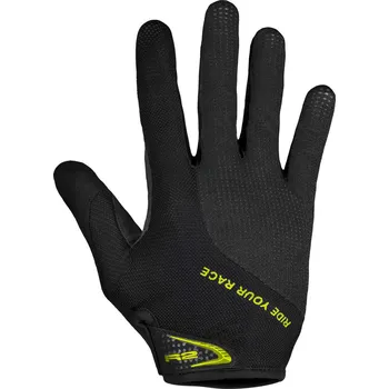 Cyklistické rukavice R2 Rukavice PROS dlouhé černé M