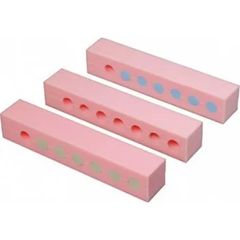 Matrace PUR podélníky ZORA (3 ks), 8x8 cm - Jelínek, podélné nosníky do matrace Zora 60 - 80 kg, 190 cm ATYPICKÝ ROZMĚR