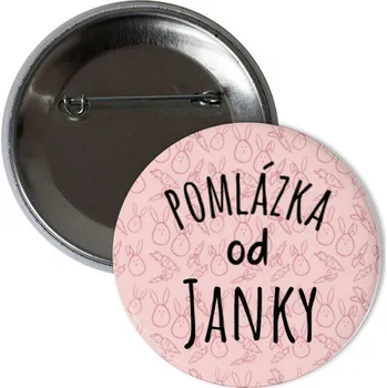 Odznáček s potiskem Velikonoční pomlázka