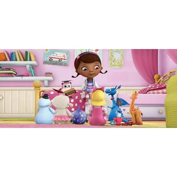 Fototapeta FTDN H 5350 AG Design dětská vliesová fototapeta na zeď panoramatická Dr. McStuffins 4, velikost 202 x 90 cm