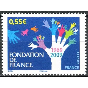 Poštovní známka Post France (2009) MiNr. 4594 ** - Francie - 40 let charitativní nadace "Fondation de France"