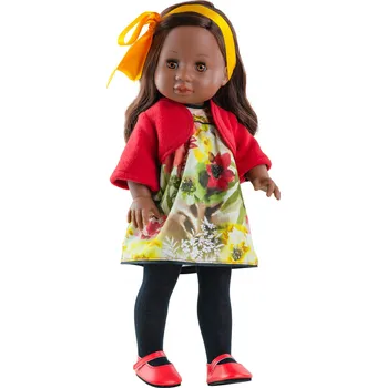 Panenka Realistická panenka Amor se žlutou mašlí od firmy Paola Reina ze Španělska (Panenka Soy Tú 42 cm)