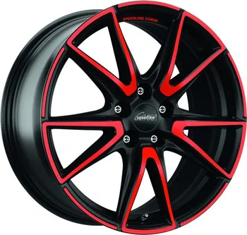 Alu kolo Ronal SL6 Vettore Jetblack Matt Red Spoke 8,5x19 5x108 ET42 