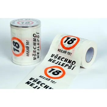 Party dekorace Narozeninový toaleťák - 18 let