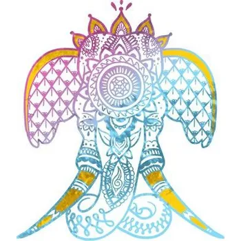 Odstranitelné tetování Metalický slon 2 - nalepovací tetování