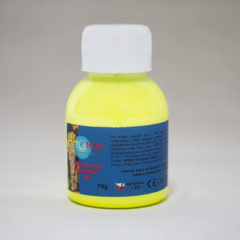 Výtvarná barva ARTEMISS Neonová akrylátová tuš Vyberte velikost: 70g, Vyberte odstín: 73 neon oranžová