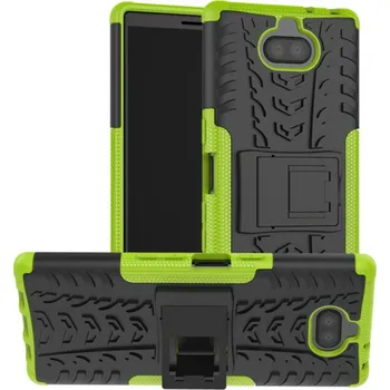 Beweare Outdoor kryt se stojánkem na Sony Xperia 10 Plus - zelený