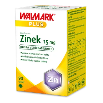 Walmark Zinek 15 mg , 90 tbl.