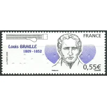 Poštovní známka Post France (2009) MiNr. 4569 ** - Francie - 200. narozeniny Louise Brailla
