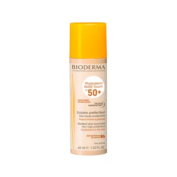 Přípravek na opalování Bioderma Photoderm Nude Touch SPF50+ světlý 40 ml