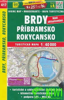 Brdy, Příbramsko, Rokycansko 1:40 000 - Shocart (2017)