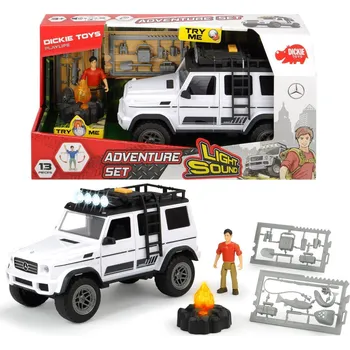 autíčko Recenze Dickie Toys Mercedes V8 Adventure set