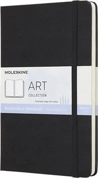 Zápisník Moleskine Black Watercolour Notebook Large