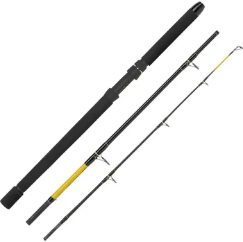Rybářský prut WFT prut Never Crack Fjordspin travel 2.10m 200-600g, 3díl - doprodej (Cestovní prut pro mořský rybolov.)
