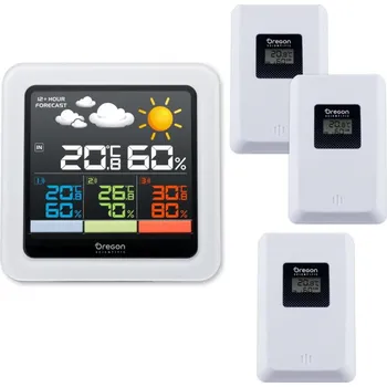 Meteostanice Recenze Oregon Scientific RAR502SX bílá