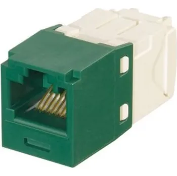 Patch panel CJK688TGGR Klíčovaný modul MINI-COM TX PLUS UTP, RJ45, kat. 6, zelený