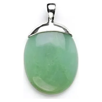 Přívěsek Stříbrný přívěsek, přírodní chryzopras, 8,15 g