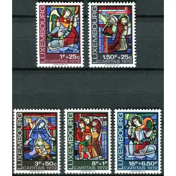 Poštovní známka (1972) MiNr. 853 - 857 - ** - Lucembursko - Charita
