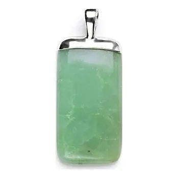 Přívěsek Stříbrný přívěsek, přírodní chryzopras, 8,72 g