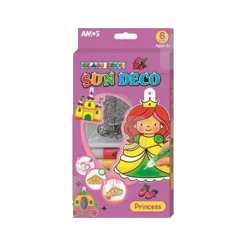 Speciální výtvarná barva Barvy na sklo sada 6 barev 10,5 ml + 6 sklíček Princezna 6409, Anděl Přerov