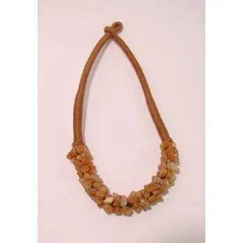 Náhrdelník Náhrdelník s kameny oranžový