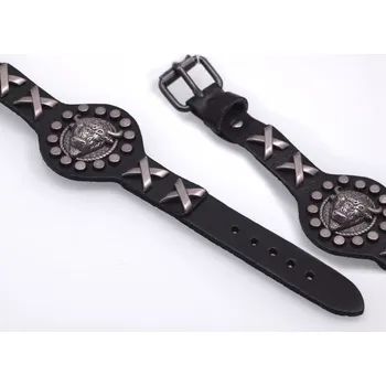 Náramek RiverSperky.Kožený náramek, Býk. KUZ20204