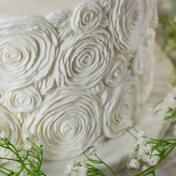 Forma na pečení Ruffled Roses silikonová forma Karen Davies - Karen Davies