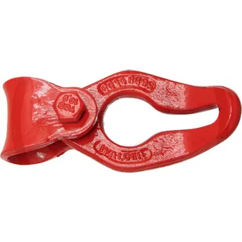 Kluzný třmen zahnutý 45° pro řetěz 7+8 mm pro lana do 16 mm tažná síla 40 kN