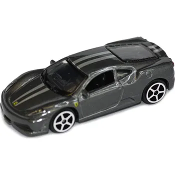 autíčko Bburago Ferrari 430 Scuderia 1:64 šedá metalíza