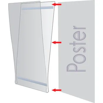 Kapsa A6 na šířku tvar U - Samolepící