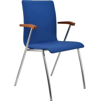 Jednací židle ALBA konferenční židle IBIS čalouněná s područkami