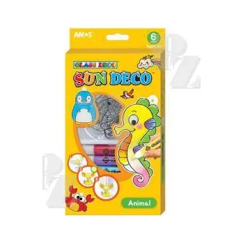 Speciální výtvarná barva Barvy na sklo sada 6 barev 10,5 ml + 6 sklíček Zvířátka 6408, Anděl Přerov