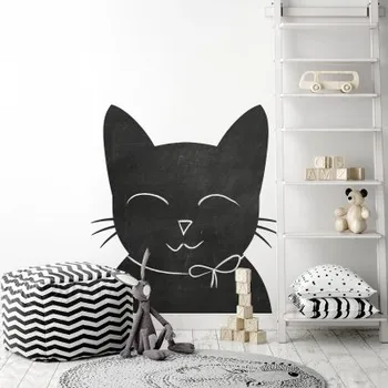 Samolepící dekorace Yokodesign Nálepka na zeď - tabule - kočka