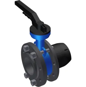 Vodovodní potrubí AIRnet Uzavírací klapka se spojkou 63 mm a závitem G2 1/2"