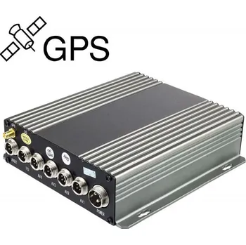 Kamera do auta Secutek 4CH AHD DVR do auta s GPS modulem