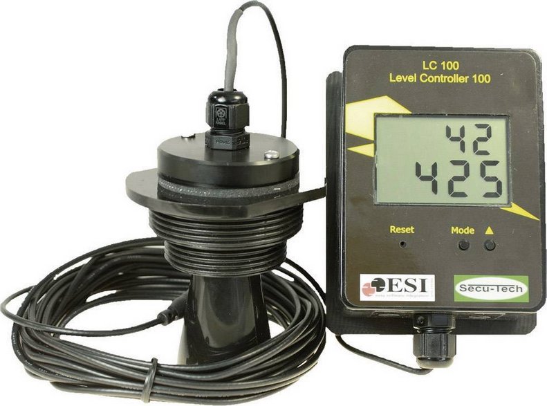 Secu-Tech Füllstandsanzeige LC 100 - Berührungsloser Tankmessgerät Für Öl & Wasser