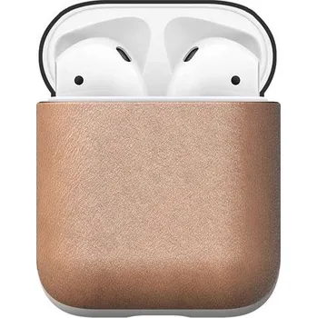 Příslušenství pro sluchátka Nomad Leather Case pouzdro pro AirPods béžové