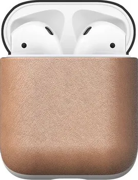 Příslušenství pro sluchátka Nomad Leather Case pouzdro pro AirPods béžové