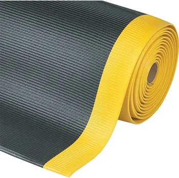 Rohožka Černo-žlutá protiúnavová rohož (role) Crossrib Sof-Tred - délka 18,3 m, šířka 91 cm, výška 1,27 cm - 81716512